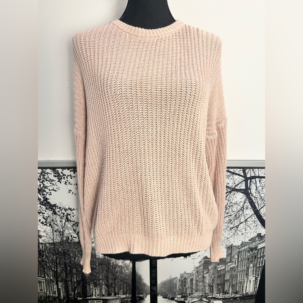 Brandy Melville Pink Bronx Sweater - Picture 3 of 6